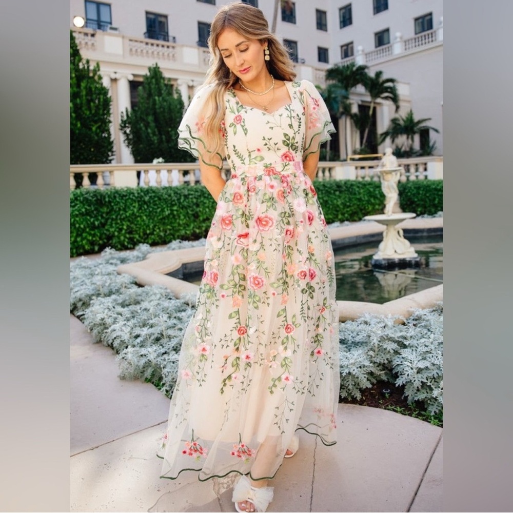 Ivy City Co Flora Dress - Size Small - Worn once - PERFECT Condition